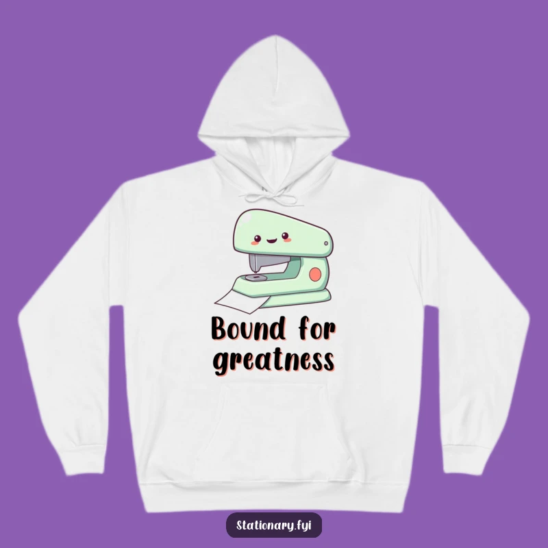 Funny Stapler Hoodie - Stay Cozy While Fastening Laughs, Perfect Hilarious Gift for the Organized!