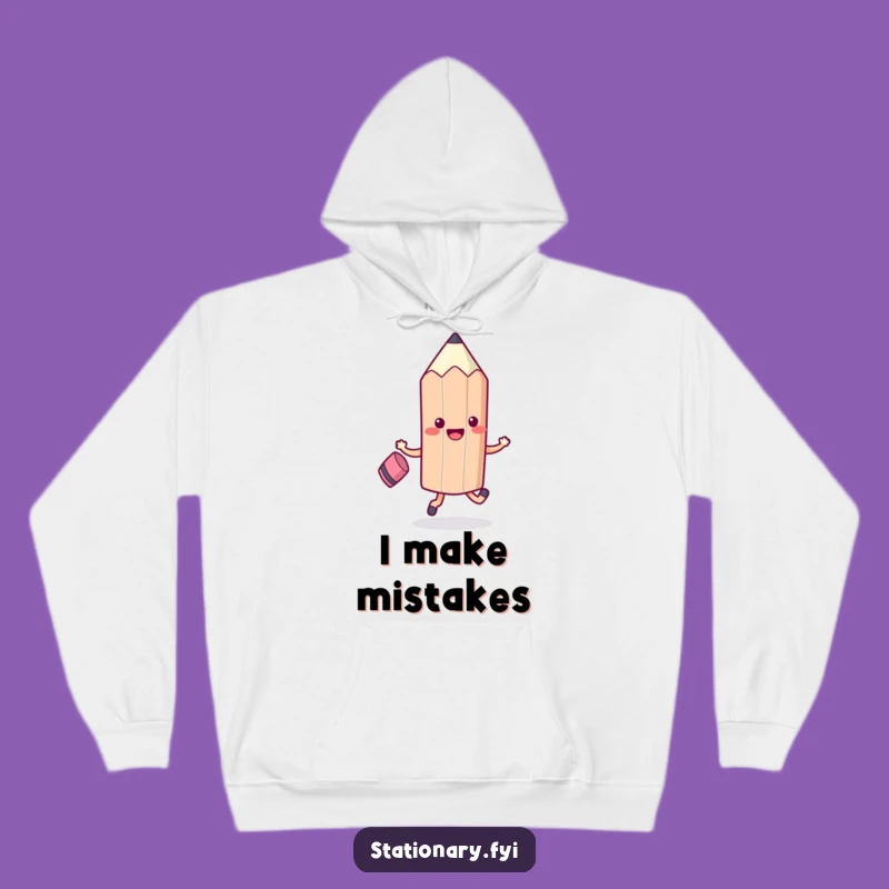 Cozy Funny Kawaii Pencil Skipping Hoodie - Warmth and Whimsy Included!