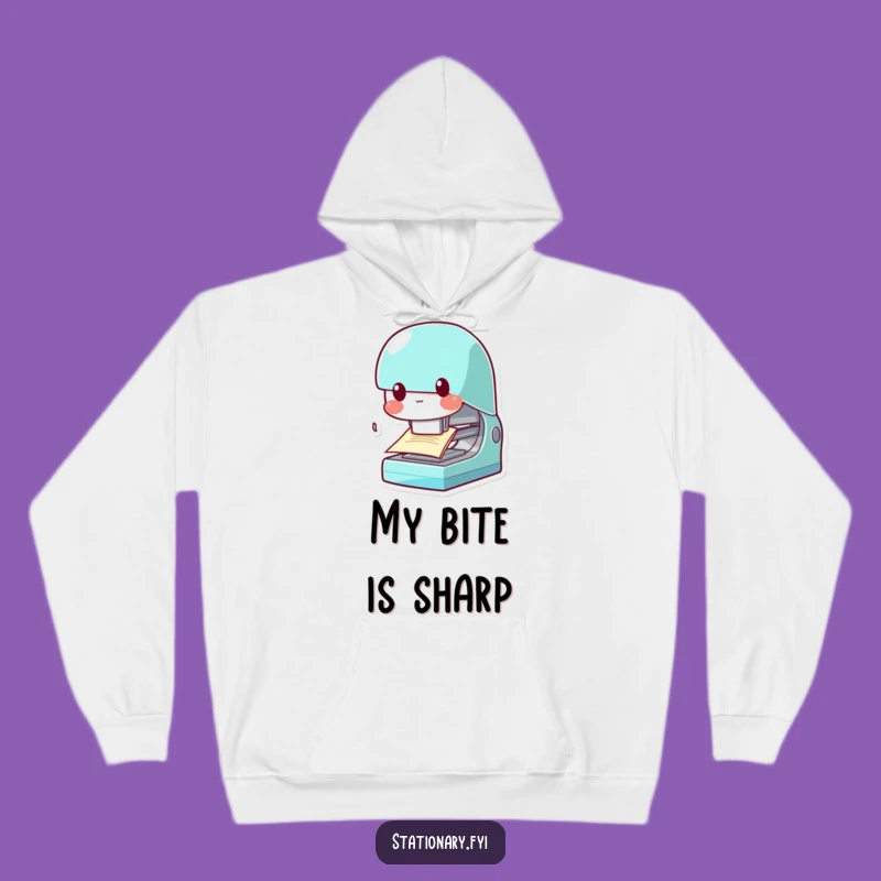 Funny Kawaii Stapler Hoodie: Cozy Up and Get Things Done, Warm Office Gift