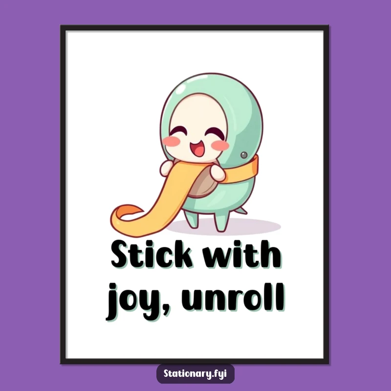 Free Printable Funny Tape Dispenser Art - DIY Downloadable Wall Decor for a Cheerful Space