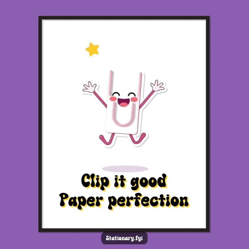 Free Printable Paperclip Wall Art: Funny Downloadable Decor for a Playful Space