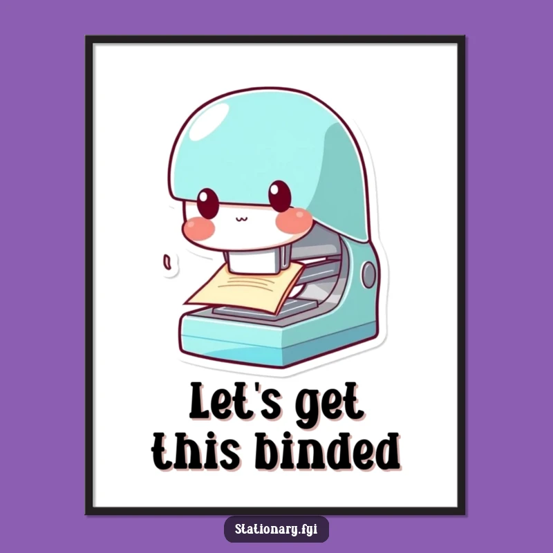 Free Printable Wall Art: Cheeky Stapler for a Playful, Funny Downloadable Decor