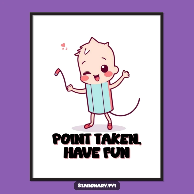 Free Printable Wall Art: Wacky Pencil Dancer for a Lively, Funny Downloadable Decor