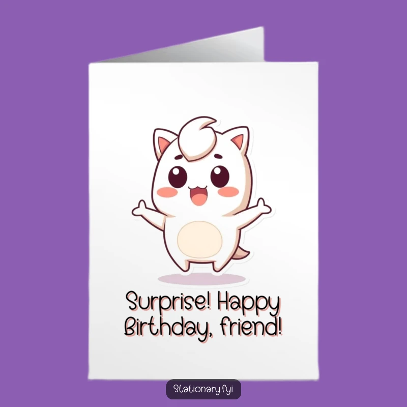 Free Printable Birthday Card: Surprised Staple Remover - Funny Downloadable Surprise!
