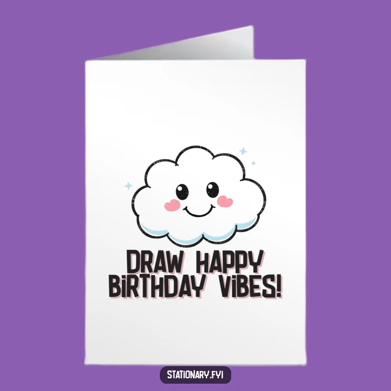 Free Printable Kawaii Marker Birthday Card - Drawing Smiles, Downloadable Fun!