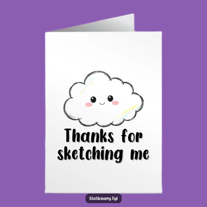 Free Printable Crayon Thank You Card: Artistic Gratitude with Funny Downloadable Charm