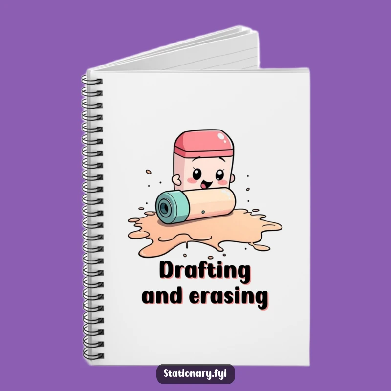 Funny Eraser Cleaning Ink Spill Notebook, Jot Down Ideas Hilariously