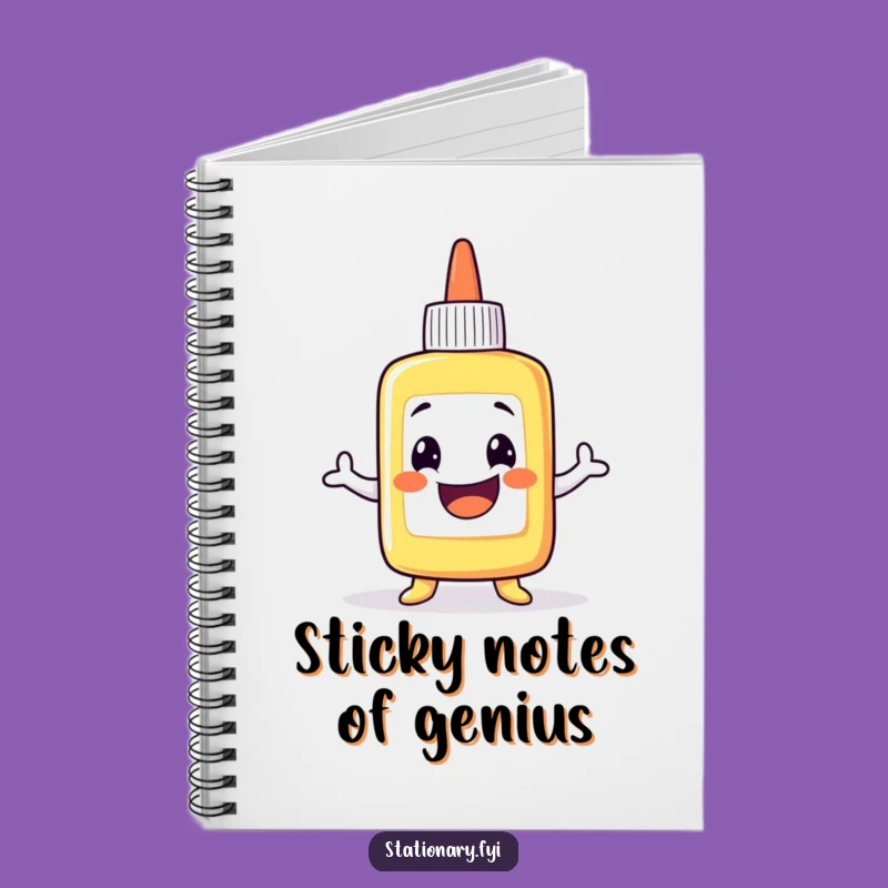 Funny Glue Wobble Notebook: Stick Your Ideas Down with Humor