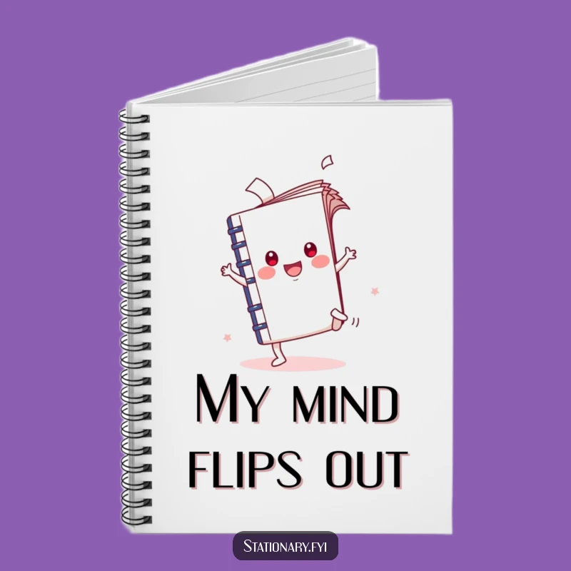 Funny Kawaii Notebook Cartwheel Notebook - Capture Ideas in Motion!