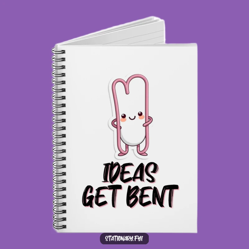 Funny Kawaii Paperclip Notebook - Hilarious Journal for Your Witty Ideas