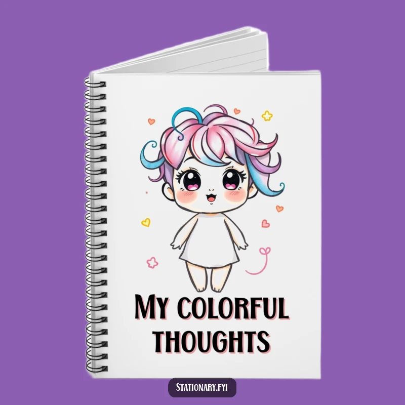 Funny Marker Swirls Notebook: Creative Ideas, Colorful Notes Gift