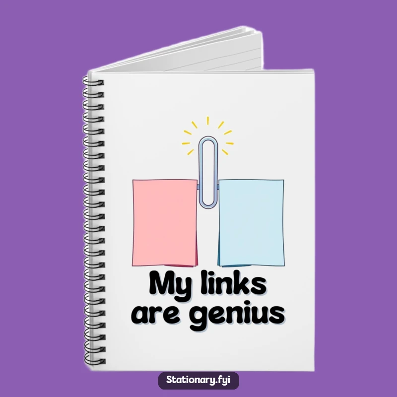 Funny Paperclip Notebook: Hilarious Journal for Your Bright Ideas