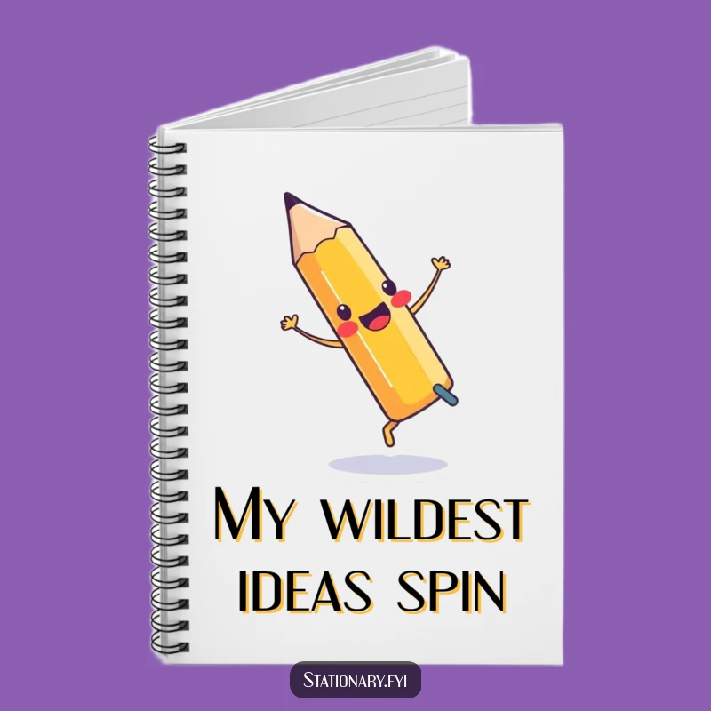 Funny Pencil Cartwheel Notebook: Jot Down Ideas with Hilarious Stationery Style!