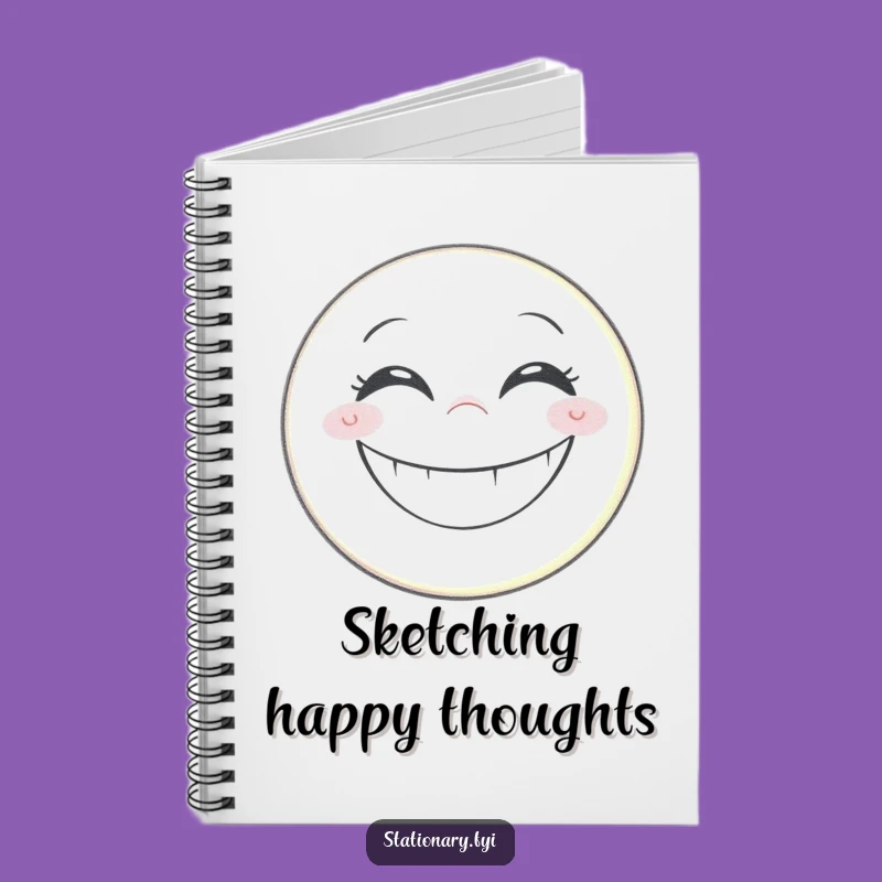 Funny Pencil Smiley Face Notebook - Jot Down Laughs & Ideas