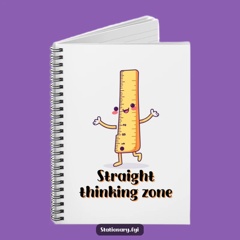 Funny Ruler Dance Notebook: Jot Down Brilliant Ideas with Straight Precision