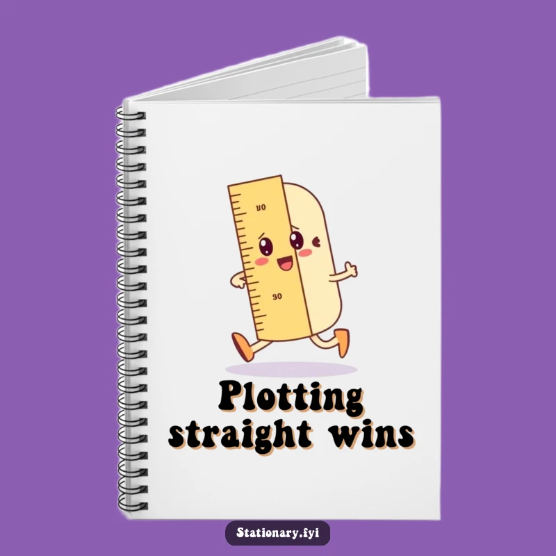 Funny Ruler Notebook: The Perfect Gift for Straight Notes and Precise Ideas