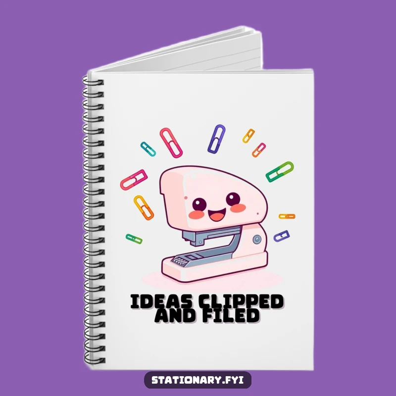 Funny Stapler Juggling Notebook: Organize Your Thoughts with Hilarious Style!