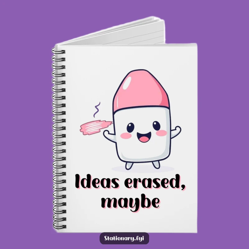 Funny Eraser Notebook: A Hilarious Gift for Jotting Down Brilliant, Messy Ideas