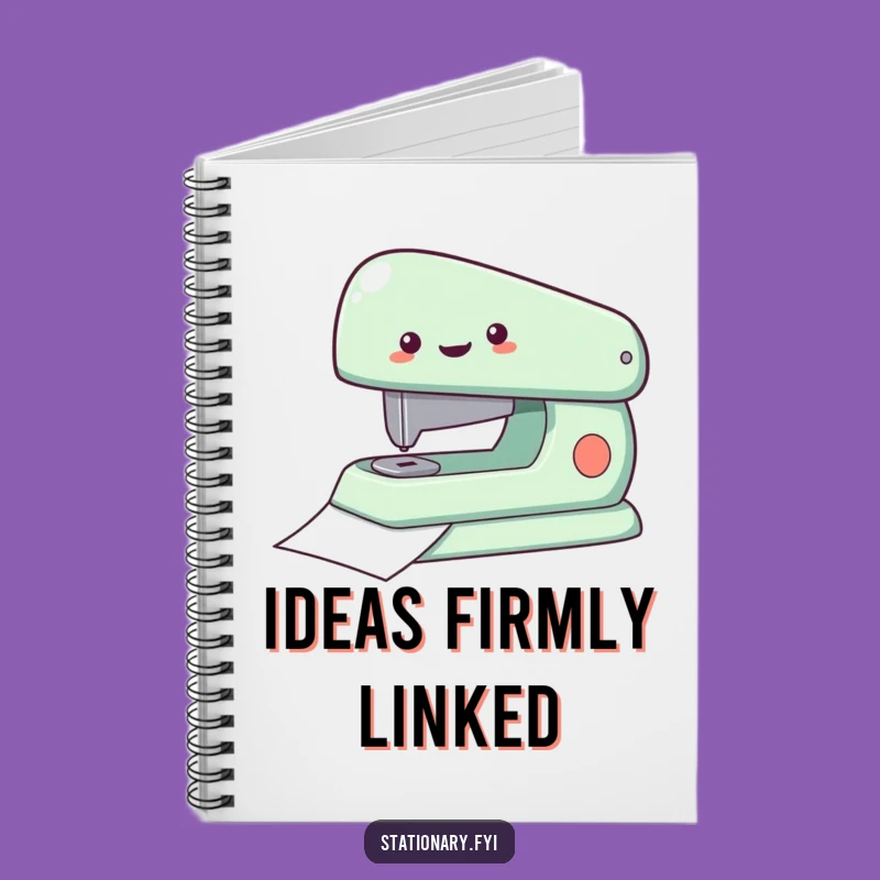Funny Stapler Notebook - Jot Down Ideas with Rapid Precision, Perfect Gift for the Efficient!