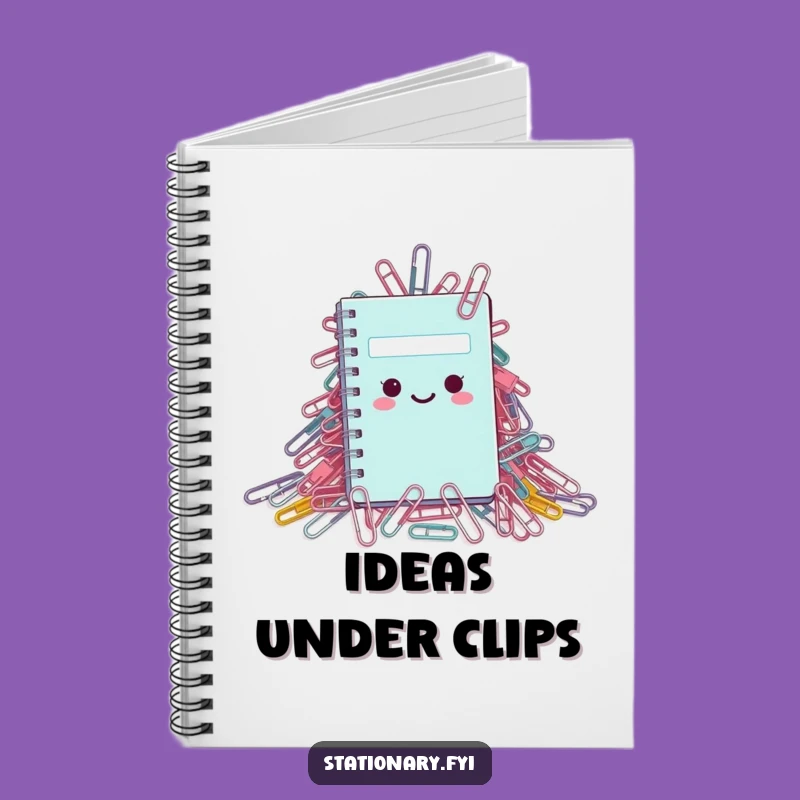 Funny Notebook: Tiny Notebook Confronts Paperclip Avalanche - Hilarious Stationery Gift!