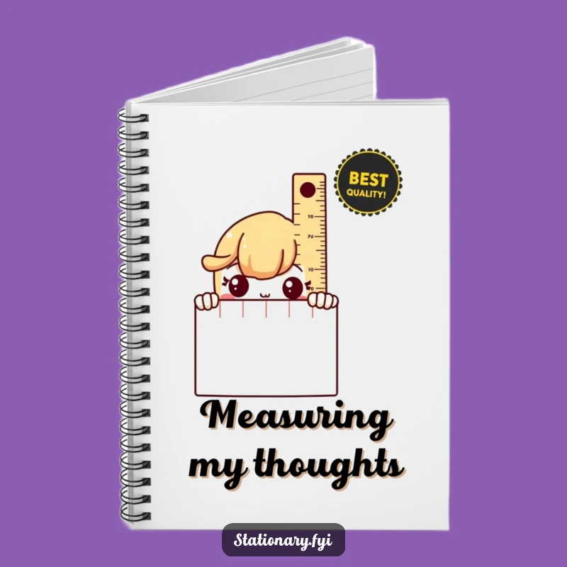 Funny Shy Ruler Notebook: Jot Down Thoughts with Quiet Charm!