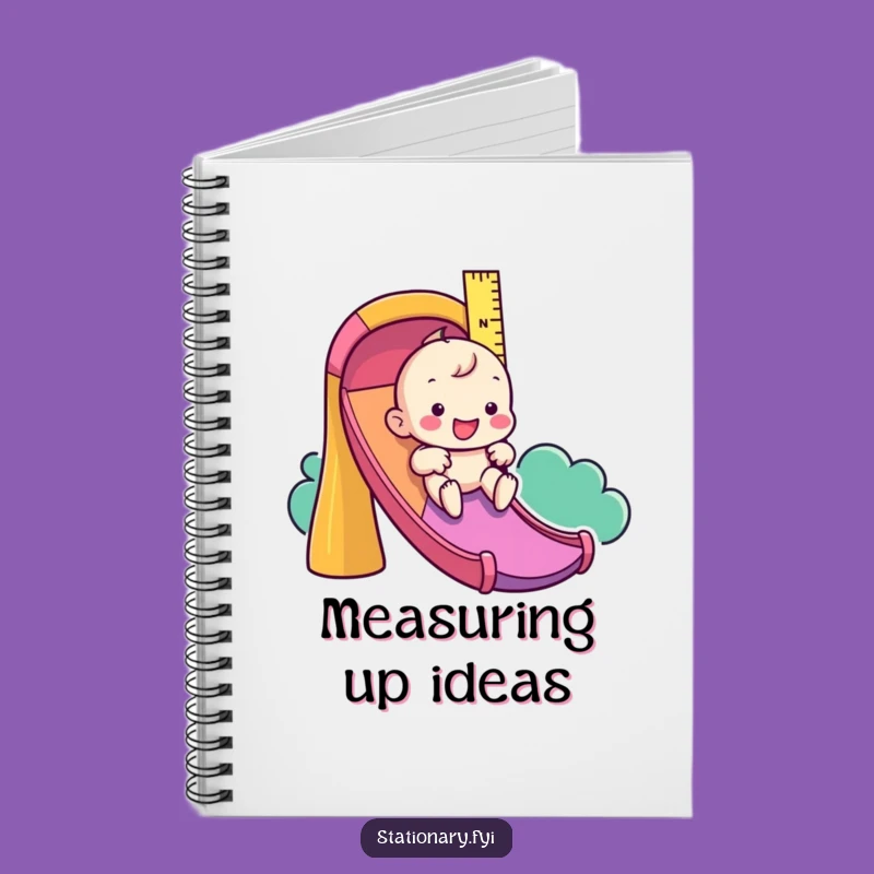 Funny Ruler Notebook: Jot Down Ideas with Playful Slide Energy