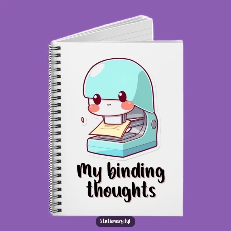 Funny Kawaii Stapler Notebook: Staple Your Ideas Together, Organized & Funny Gift