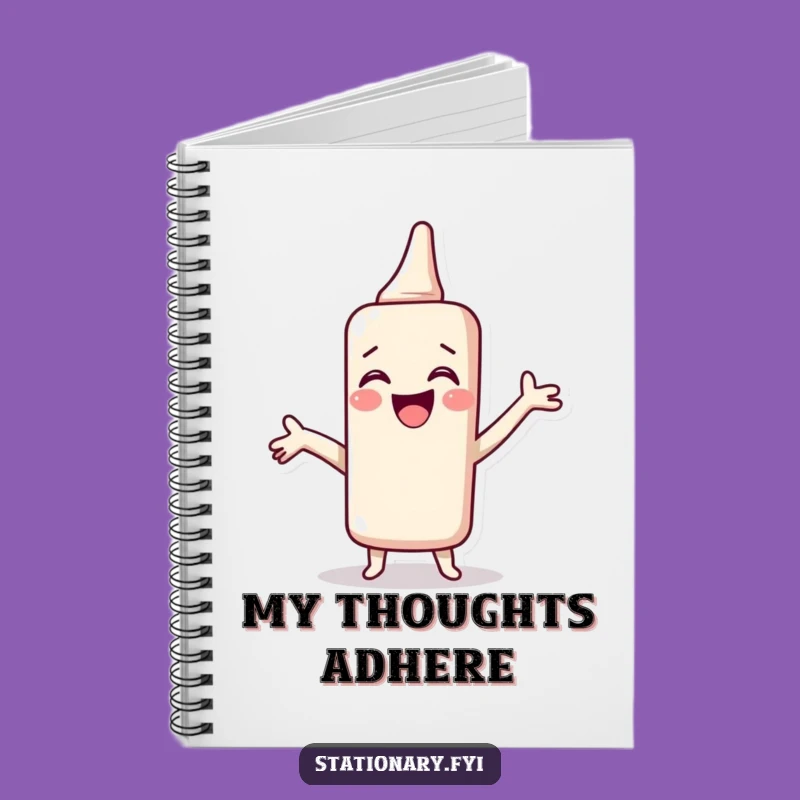 Funny Glue Stick Notebook - Jot Down Ideas with Joyful Adhesion, Perfect Gift for Creatives!