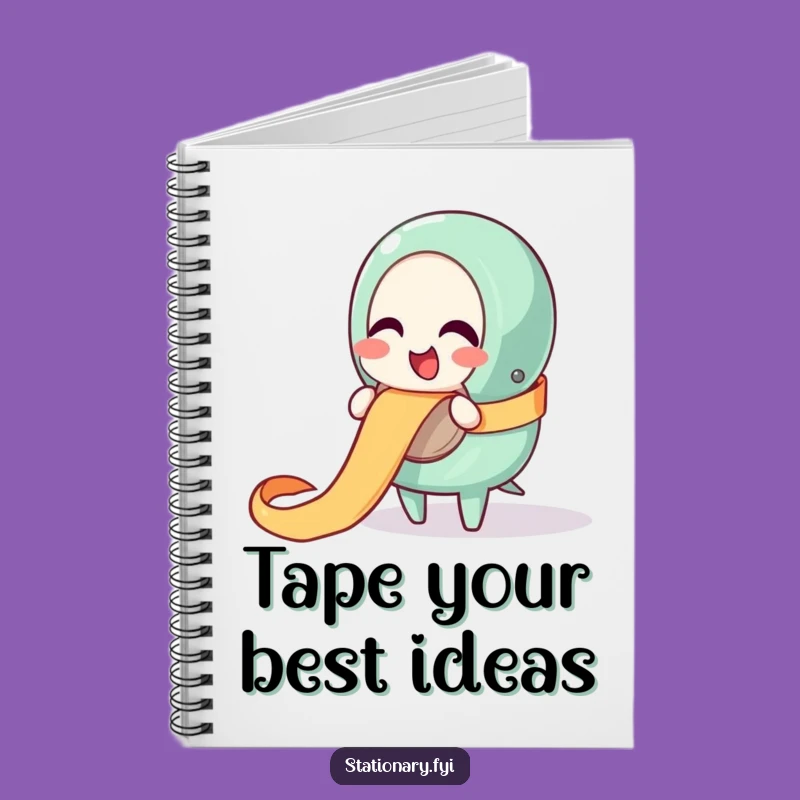Funny Tape Dispenser Idea Roll Notebook - Jot Down Fun Notes