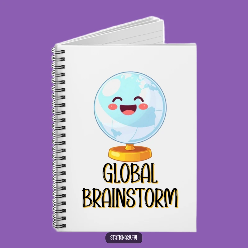 Wobbly Globe Energy Notebook: Jot Down Adventures with Cheerful Fun.