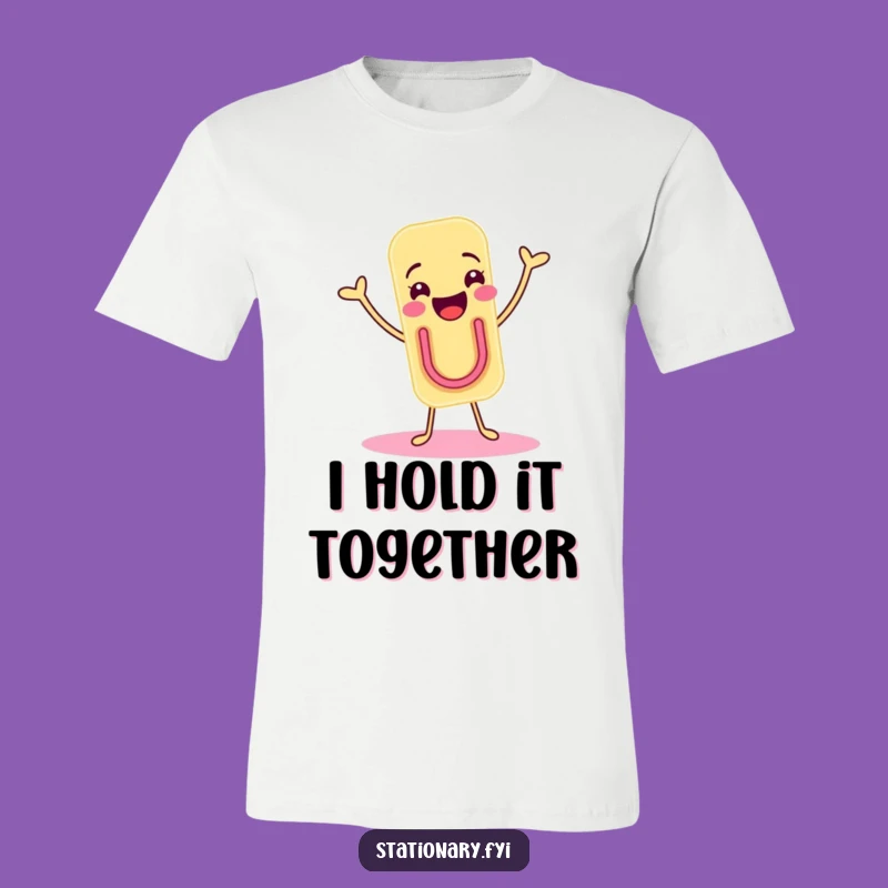 Funny Paper Clip Dance T-Shirt - Wearable Joyful Moves