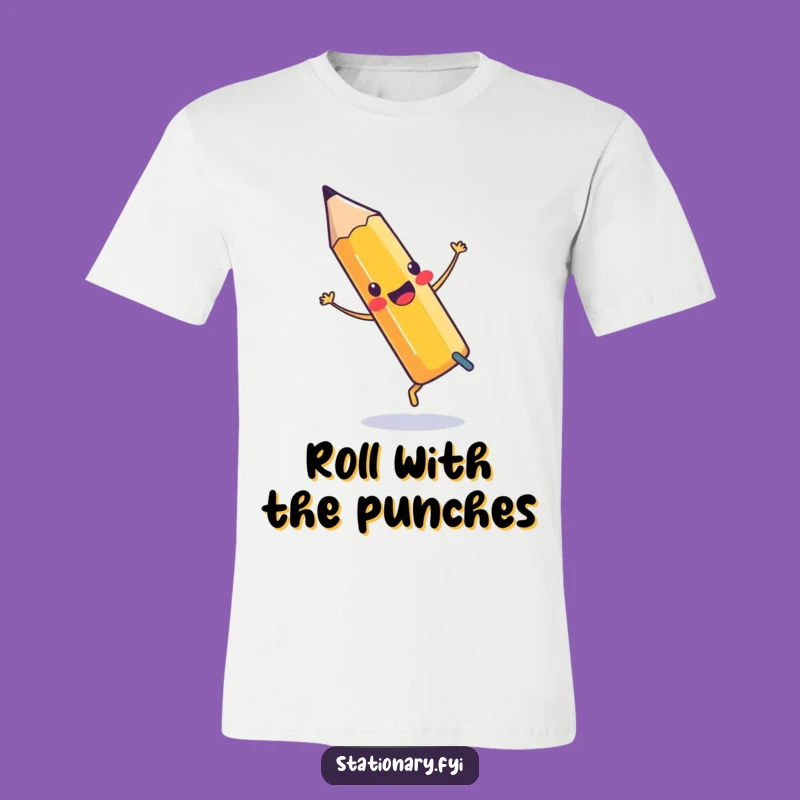 Funny Pencil Cartwheel T-Shirt: Express Your Quirky Side with This Hilarious Tee!