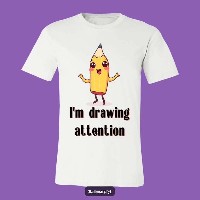 Funny Pencil Jig T-Shirt - Wearable Humor and a Cheerful Artistic Vibe, Great Gift!