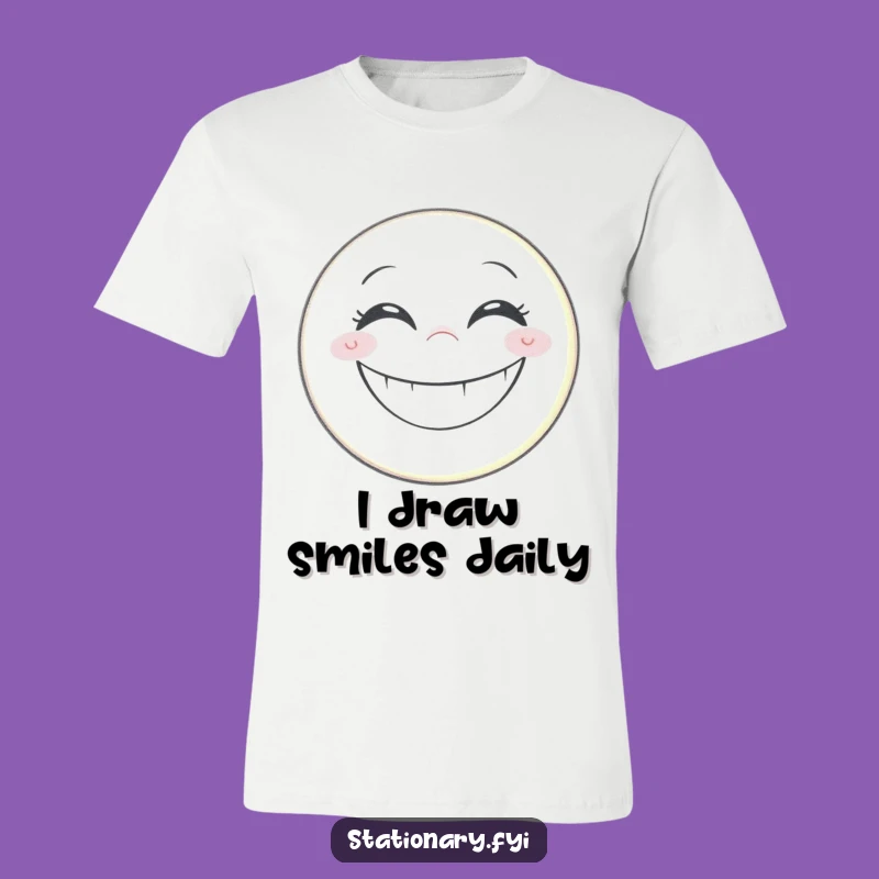 Funny Pencil Smiley Face T-Shirt - Wearable Art for Laugh Lovers