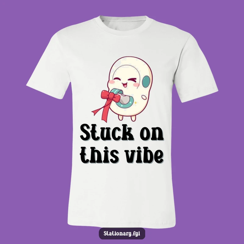 Funny Winking Tape Dispenser T-Shirt: Festive Ribbon Maker, Hilarious Gift