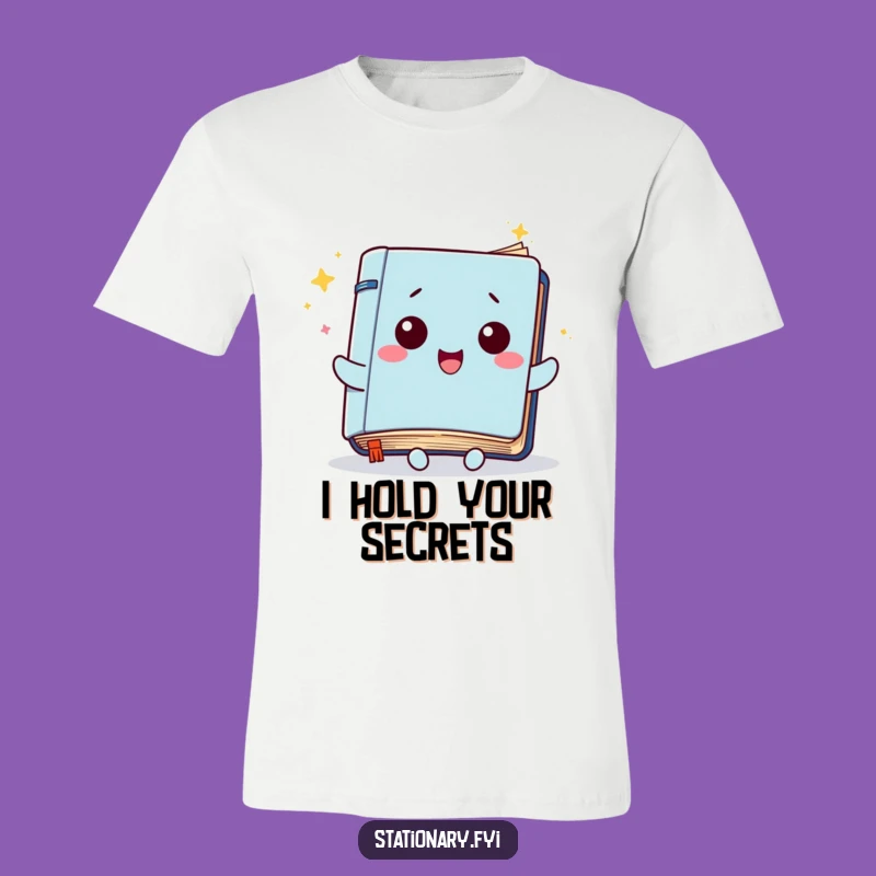 Funny Kawaii Notebook T-Shirt: Pages of Joy, Your Creative Expression Tee