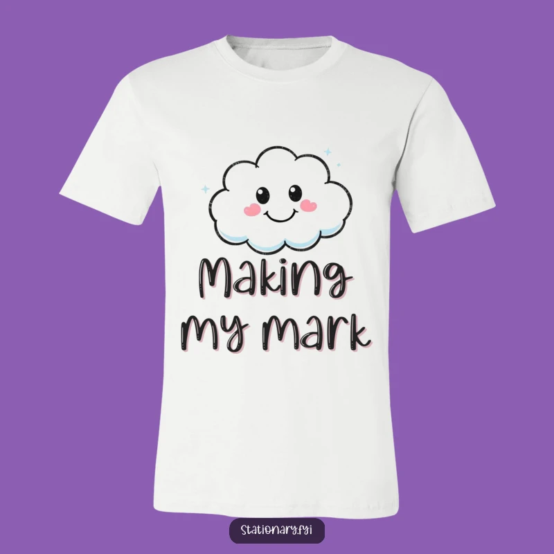 Funny Kawaii Marker T-Shirt: Wear Your Artful Joy and Happy Vibes