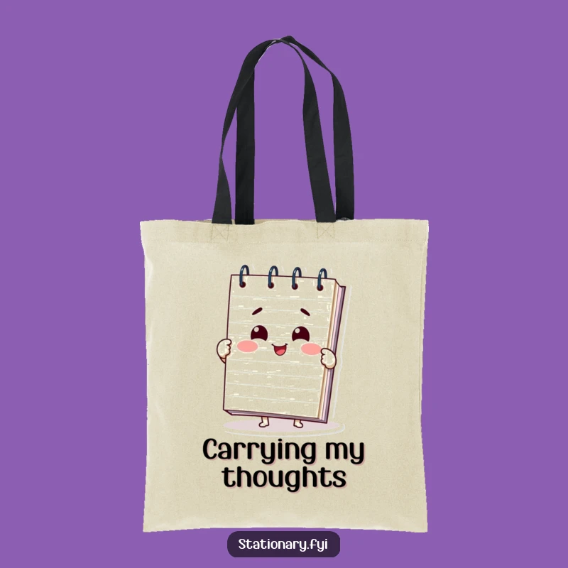 Funny Notepad Tote Bag: Carry Your Essentials with a Smile