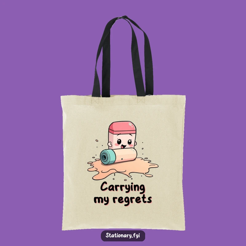 Funny Eraser Cleaning Ink Spill Tote Bag, a Practical and Hilarious Accessory