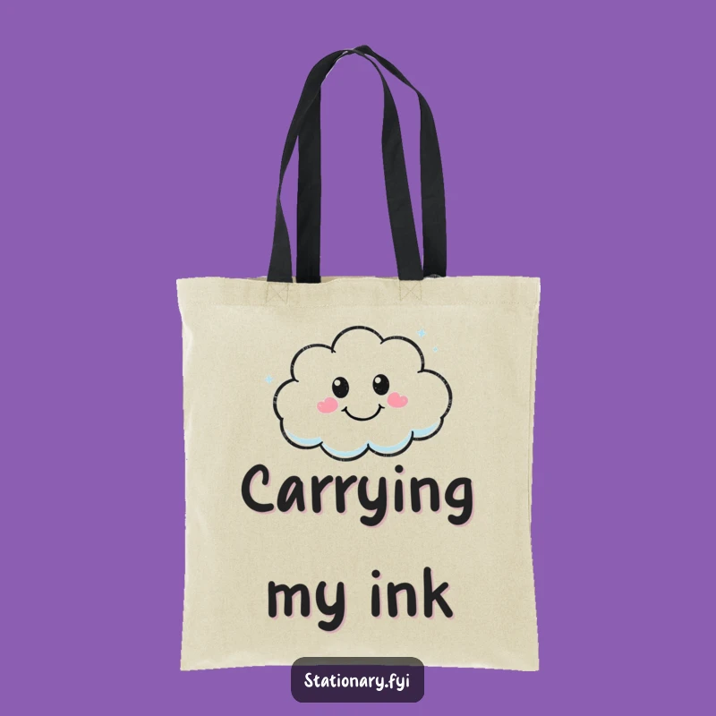 Funny Kawaii Marker Tote Bag: Carry Your Art Supplies and Happy Thoughts