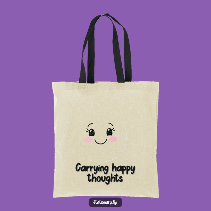 Funny Marker Smiling Face Tote Bag - Carry Your Joy Everywhere