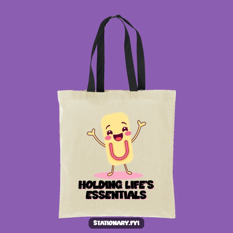 Funny Paper Clip Shimmy Tote Bag - Carry Your Joyful Style